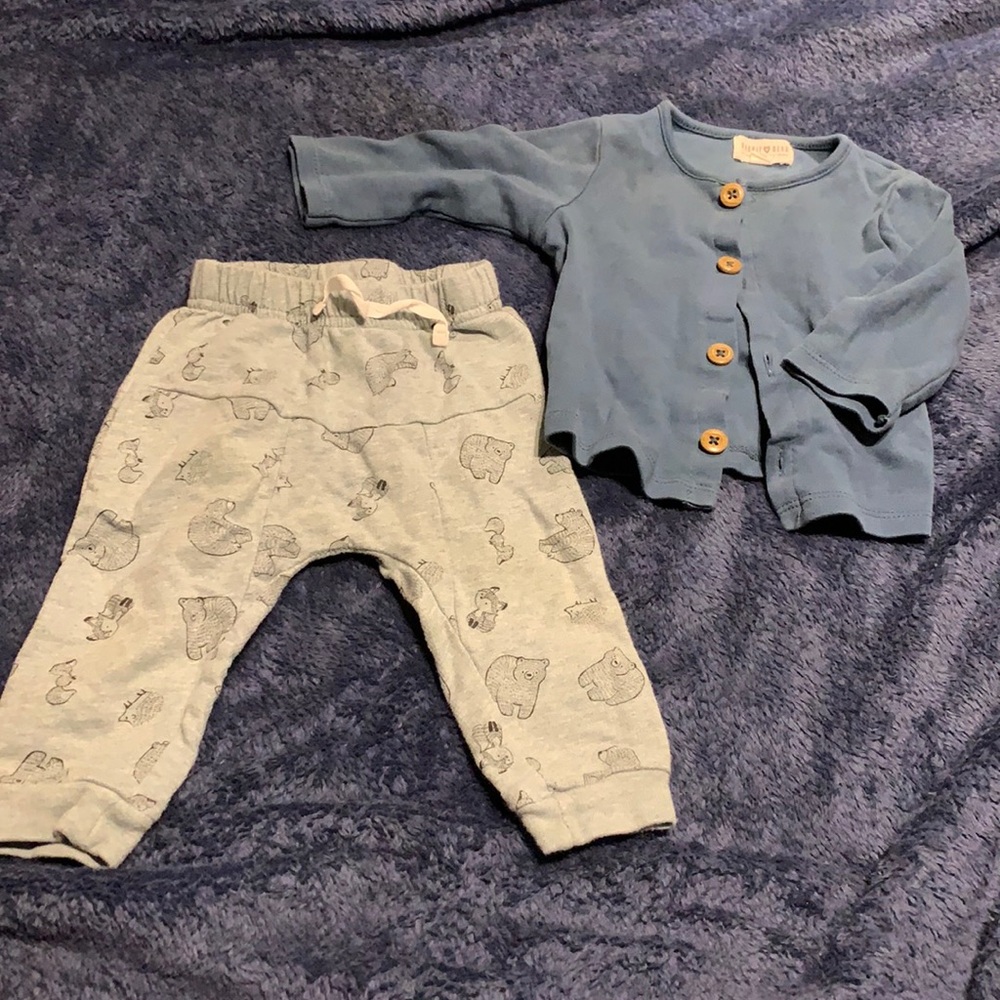 Rabbit & Bear organic fall set